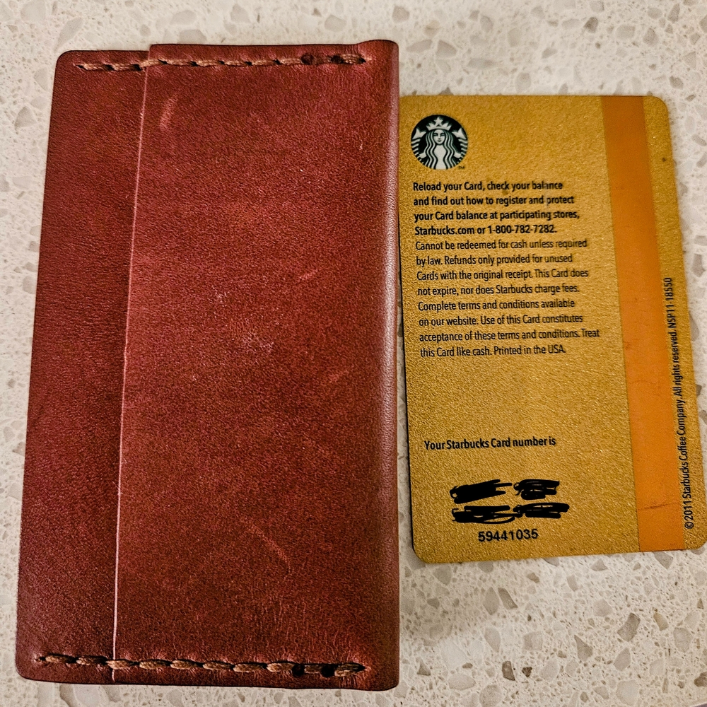 Brown Leather Card Holder